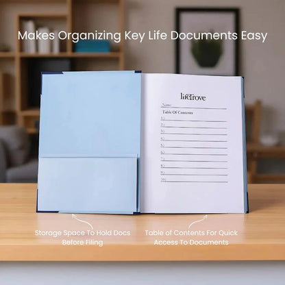 Life Document Organizer | Binder for Important Documents,